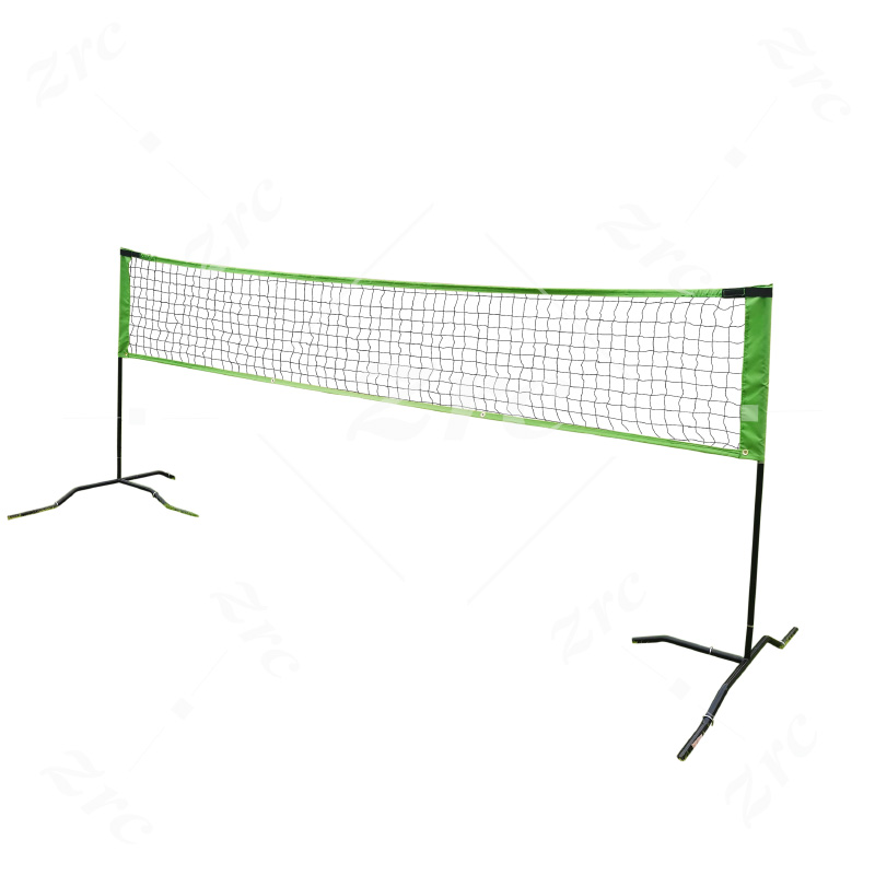Badminton Portable Adjustable Height Iron Frame Tennis Net Set