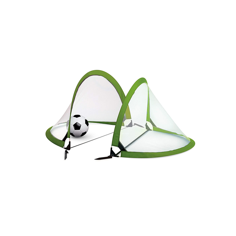 Foldable Mini Soccer Ball Set of 2 Soccer Nets Practice Target Backyard Indoor Outdoor